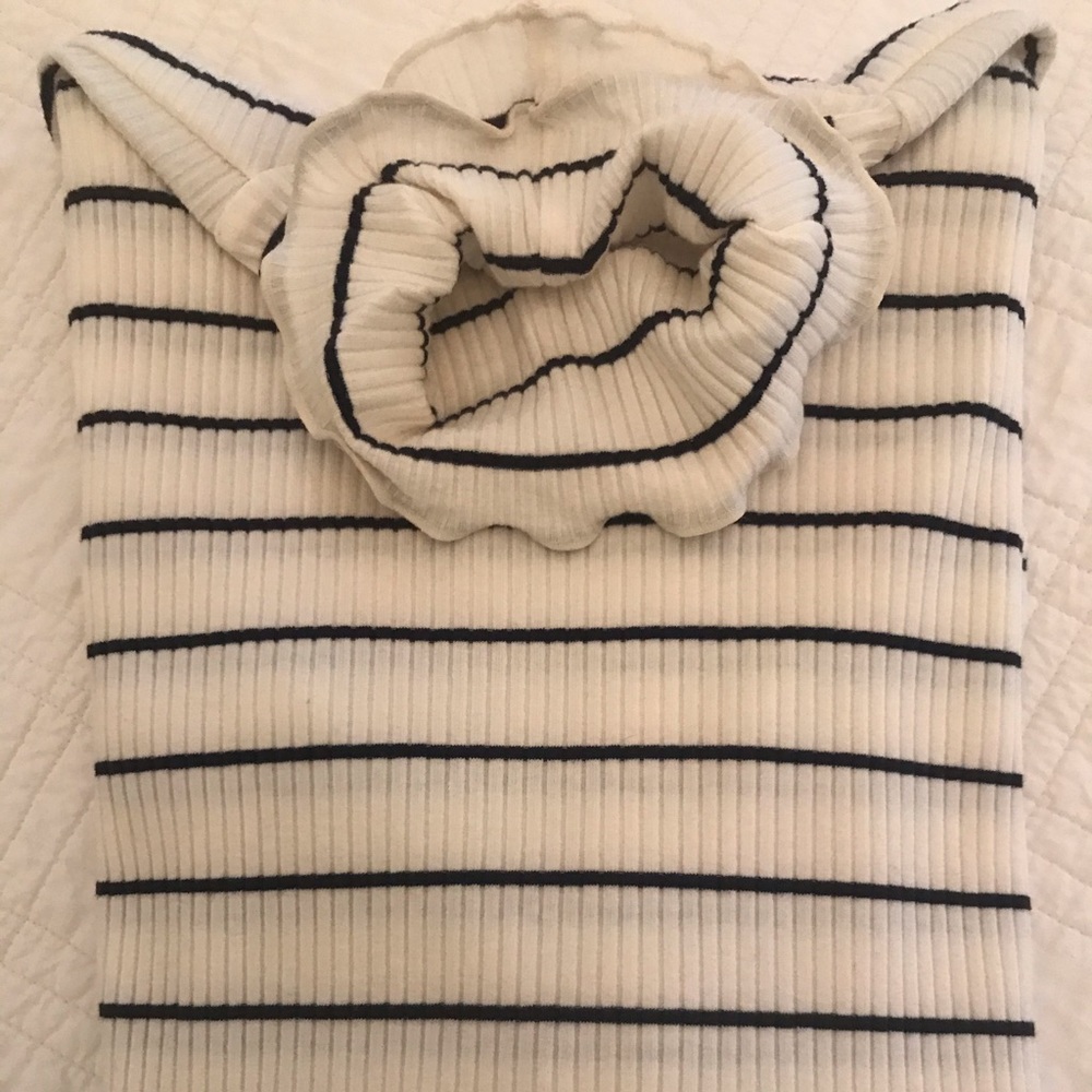 J. Crew woman’s  cotton turtleneck.